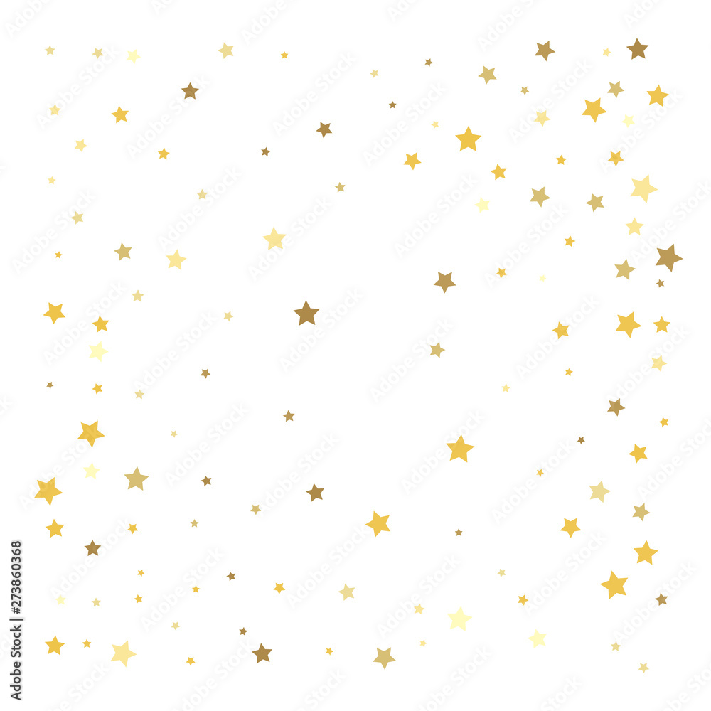 Gold stars. Confetti celebration Gold stars. Confetti celebration