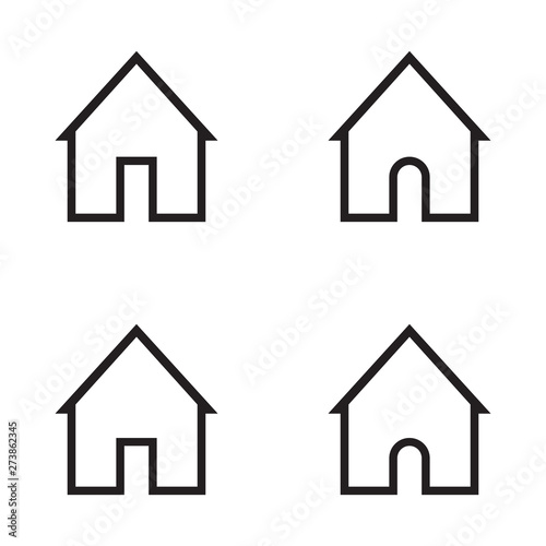 Home roof house door round ...