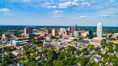 Winston-Salem, North Carolina Skyline Aerial