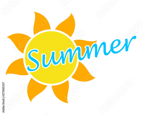 Summer logo vettoriale 