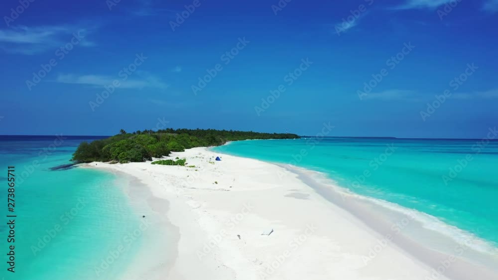 aerial drone shot of sandbank and tropical uninhabited islands covered with Arecaceae forest aerial drone shot of sandbank and tropical uninhabited islands covered with Arecaceae forest