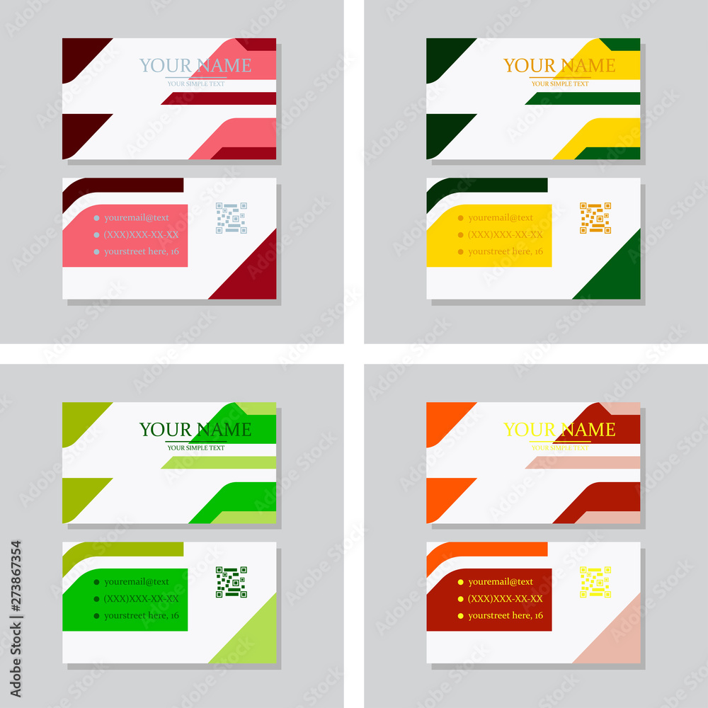 Simple Business Card with Logo or Icon for Your Business Simple Business Card with Logo or Icon for Your Business