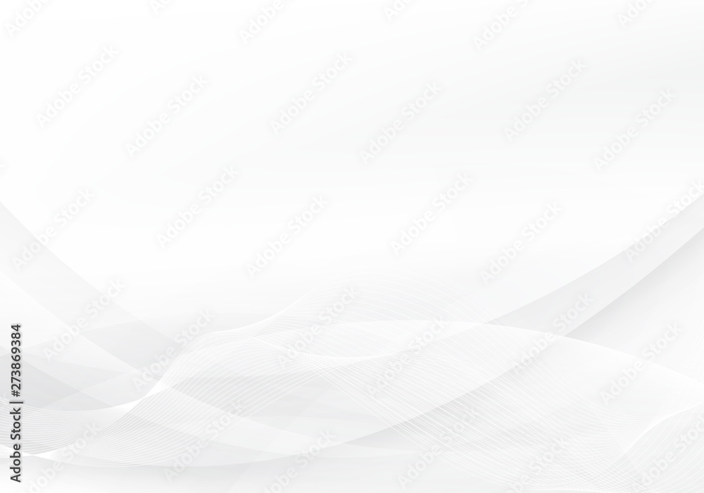  Abstract gray and white wave background