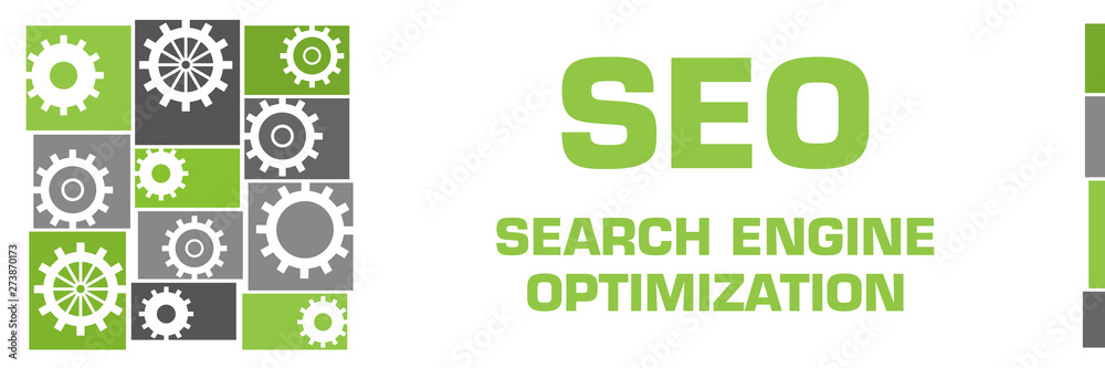 SEO - Search Engine Optimization Green Grey Gears Grid Left SEO - Search Engine Optimization Green Grey Gears Grid Left