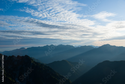 Dawn of the Northern Alps - 北アルプスの夜明け
