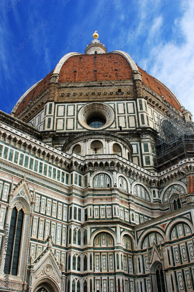 Dome of the Cathedral of Santa Maria in Florence, Italy