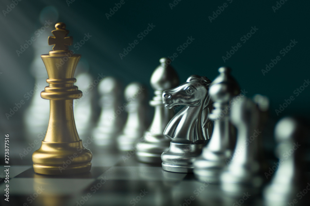 Chess competition, planing and strategy concept Chess competition, planing and strategy concept