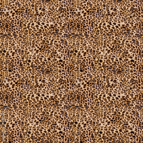 Seamless Background Fur Pattern Texture Leopard Skin