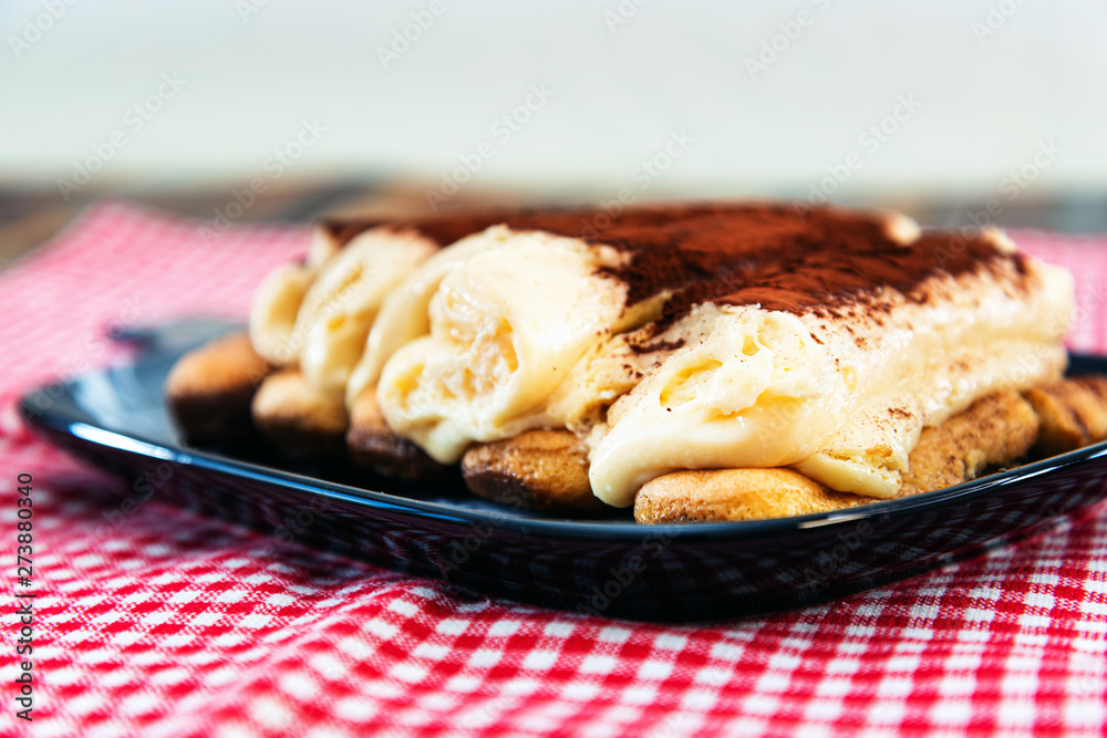 Classical Dessert homemade Tiramisu Cake Classical Dessert homemade Tiramisu Cake