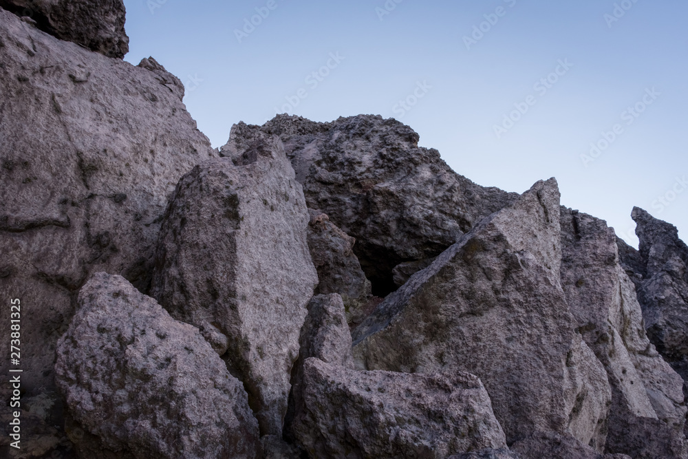 An extreme track to Raung mount summit called 'Puncak Sejati'. Raung is the most challenging of all Java’s mountain trails, also is one of the most active volcanoes on the island of Java in Indonesia.