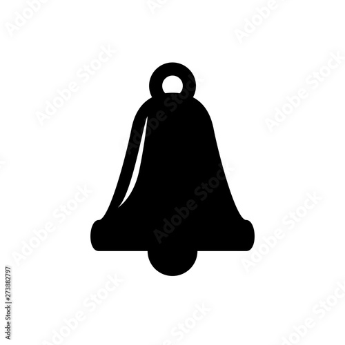 school bell flat vector icon