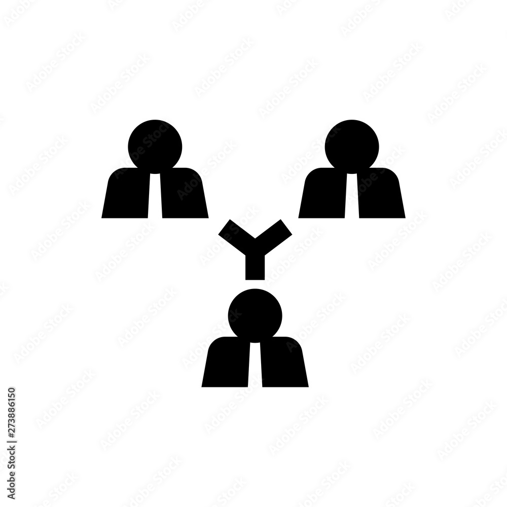 teamwork flat vector icon teamwork flat vector icon