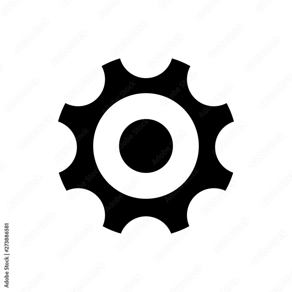 gear flat vector icon gear flat vector icon