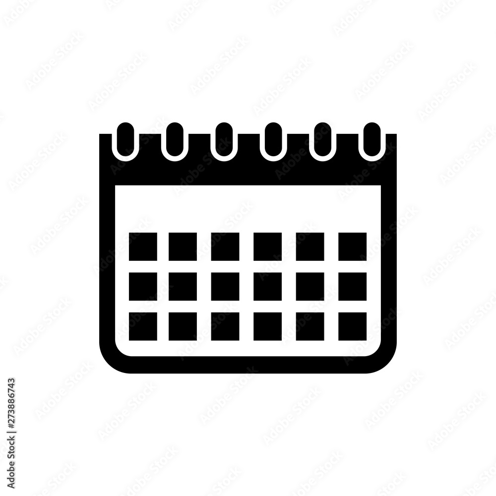 calendar flat vector icon calendar flat vector icon
