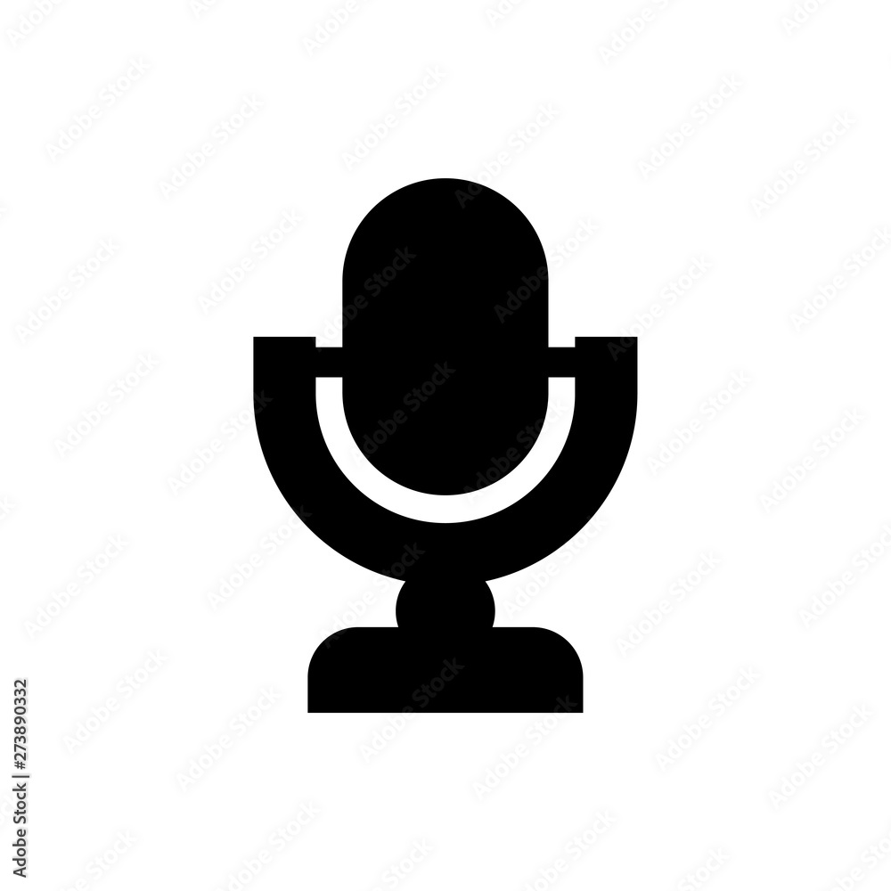 microphone flat vector icon microphone flat vector icon