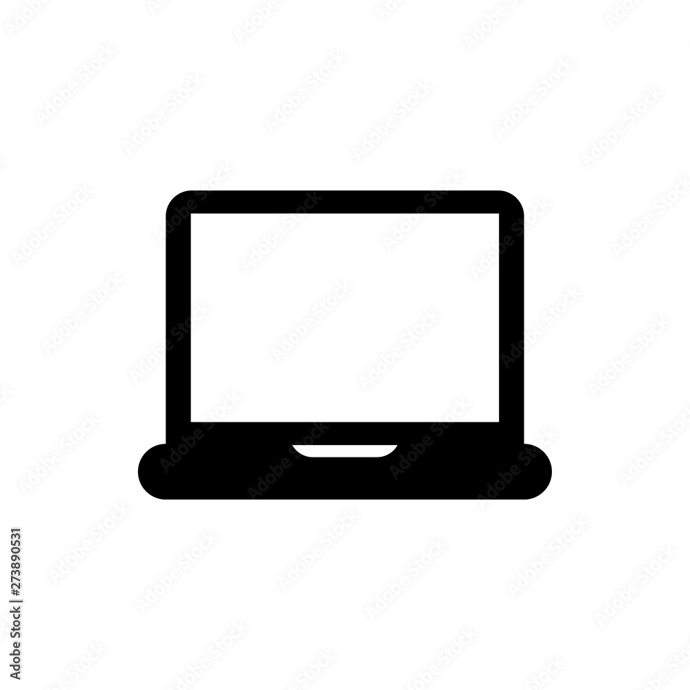 laptop flat vector icon laptop flat vector icon