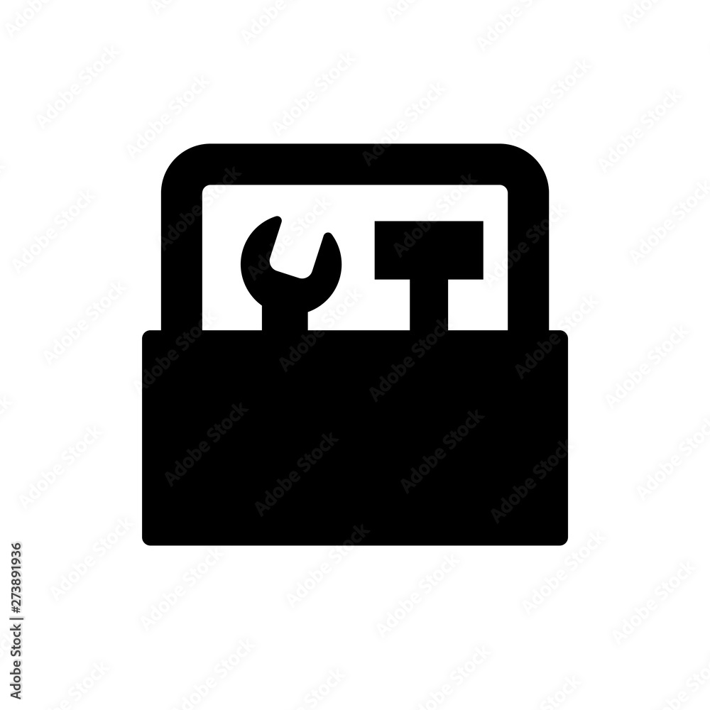 toolbox flat vector icon