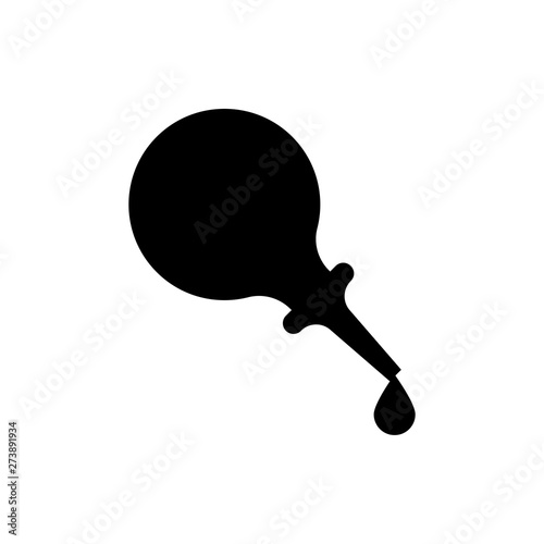 lubricator flat vector icon