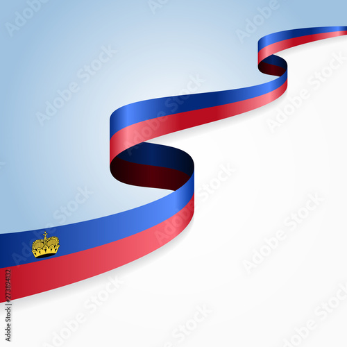Liechtenstein flag wavy abstract background. Vector illustration. Free Download Liechtenstein flag wavy abstract background. Vector illustration. - GFXLoad