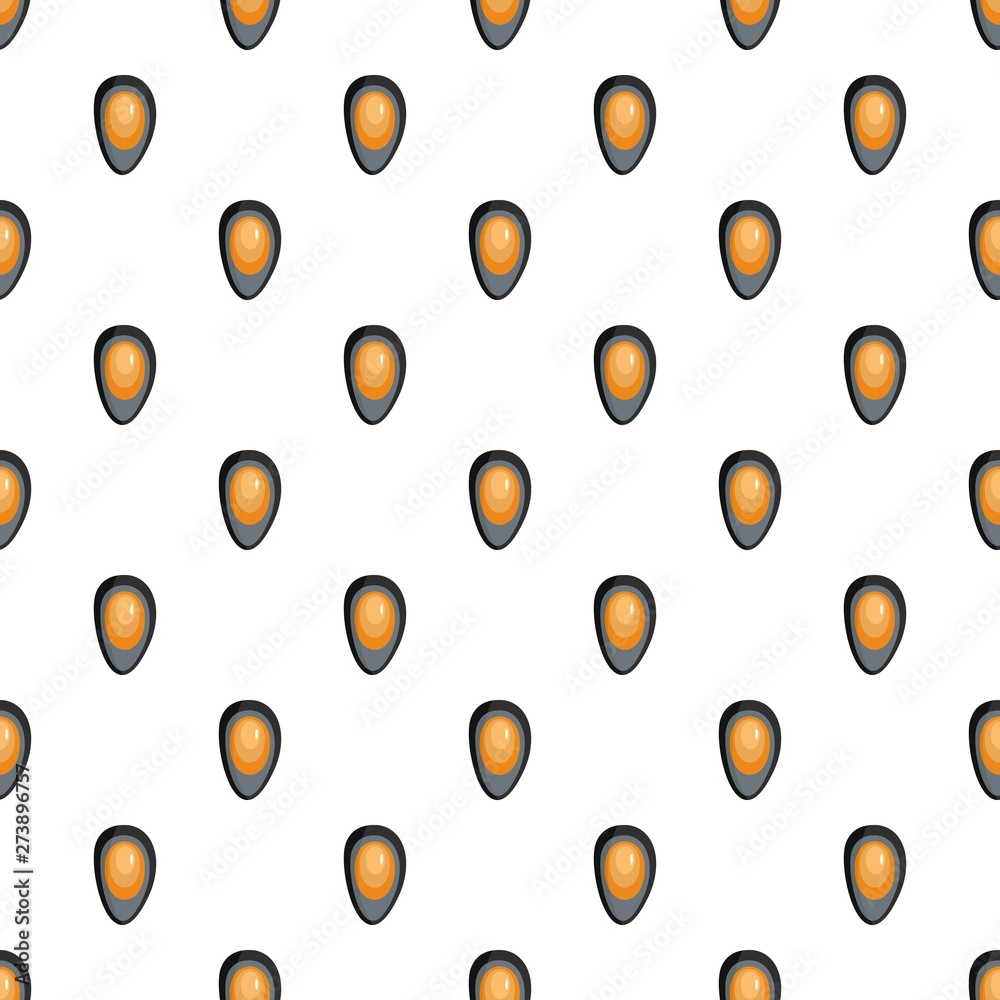 Shell with pearl pattern seamless vector repeat for any web design Shell with pearl pattern seamless vector repeat for any web design