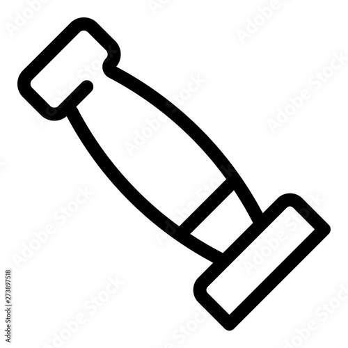 Lawyer stamp icon. Outline lawyer stamp vector icon for web design isolated on white background