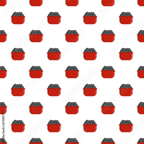 Black caviar pattern seamless vector repeat for any web design