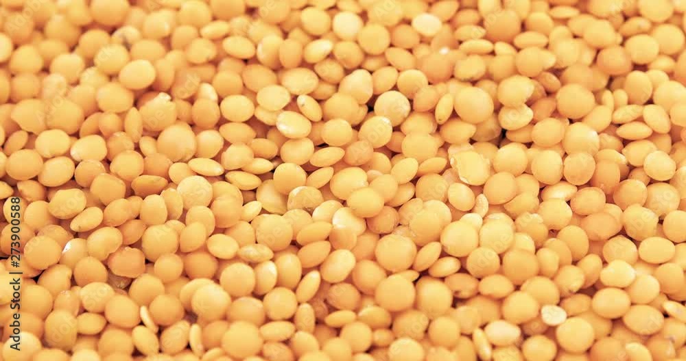 Orange lentils close up. Lentils pattern as background Orange lentils close up. Lentils pattern as background