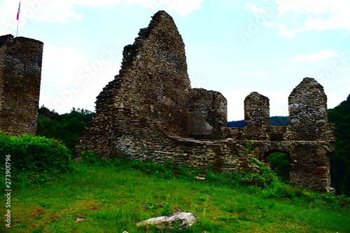 Ruine der Isenburg im Westerwald photo