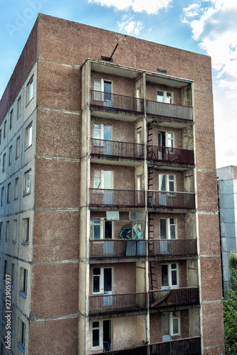Abandoned building in Pripyat, Chernobyl Alienation Zone
