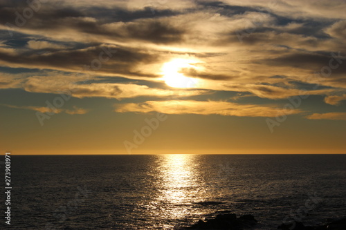 Coucher de soleil sur l'océan en Vendée © Christophe Rubin