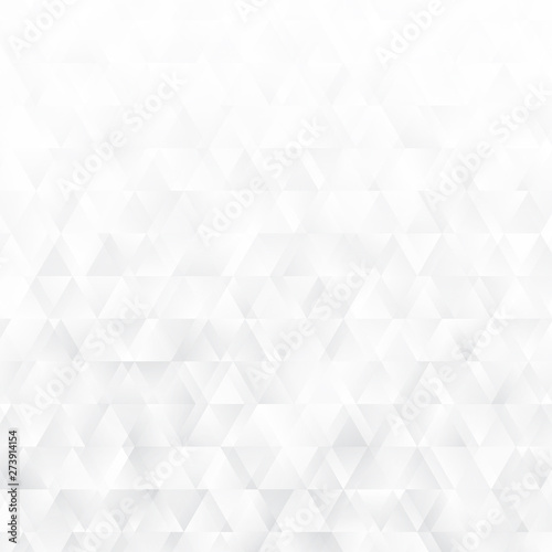 Abstract retro pattern of geometric triangles. Triangular white and gray background. Polygonal mosaic. Vector illustration.