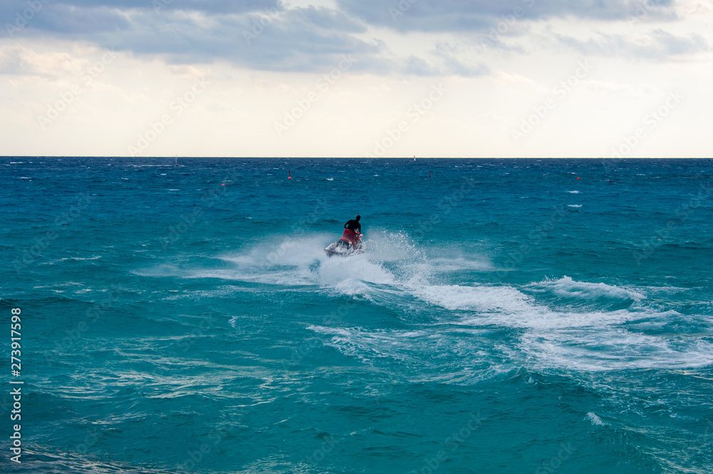 The beach in Cyprus Island