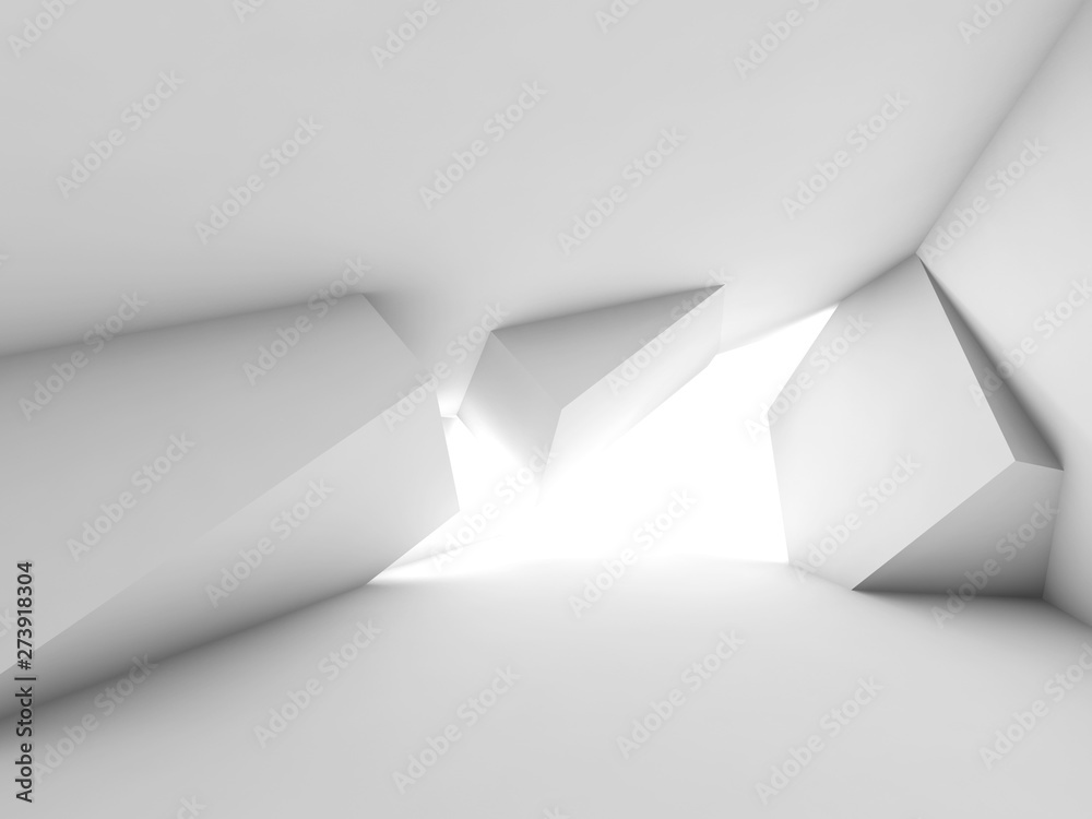 Abstract geometric installation 3d Abstract geometric installation 3d