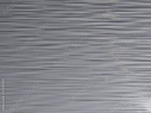 Gray background of horizontal soft lines. 3D rendering. 3D illustration.