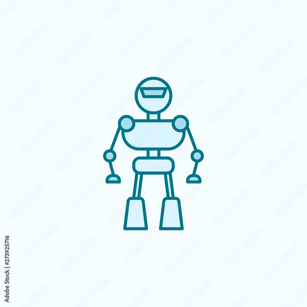 Robot, smart robot field outline icon Robot, smart robot field outline icon