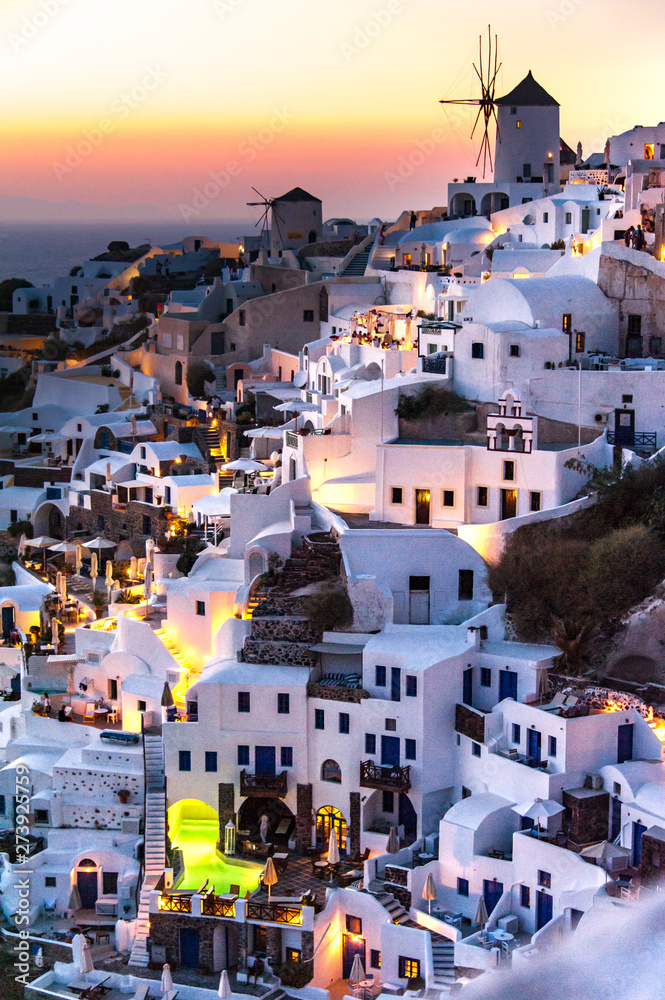 Fototapeta premium An exploration trip to Santorini