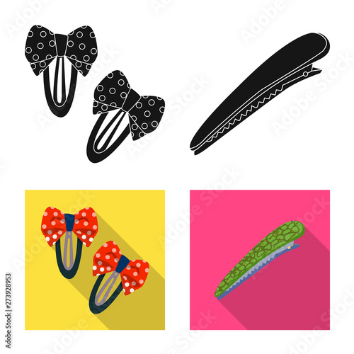 Isolated object of beauty and fashion icon. Collection of beauty and female vector icon for stock.