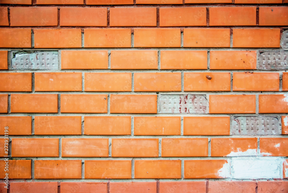 custom made wallpaper toronto digitalbackground texture old wall orange brick