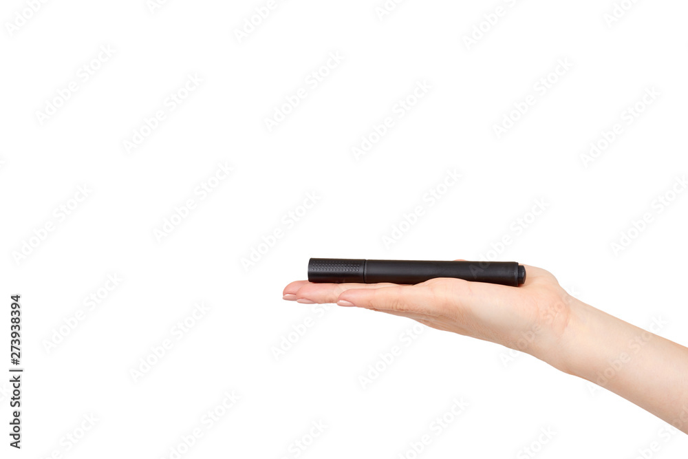 Hand with felt tip marker, drawing or writinng gesture. Hand with felt tip marker, drawing or writinng gesture.