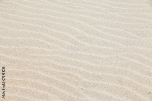 Wave patterns on the beach sand