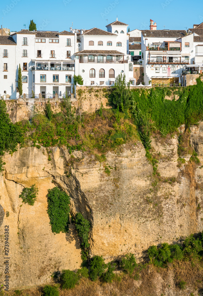 Scenic sight in Ronda, Province of Malaga, Andalusia, Spain. 