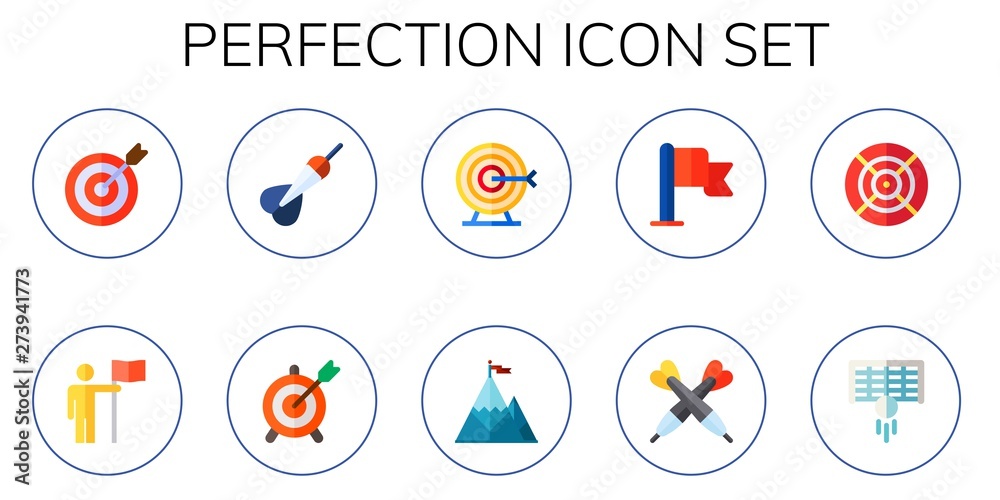perfection icon set perfection icon set