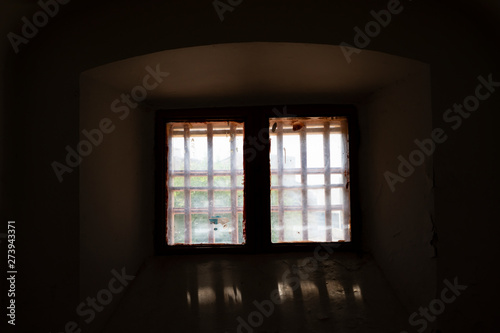 Window in the prison cell