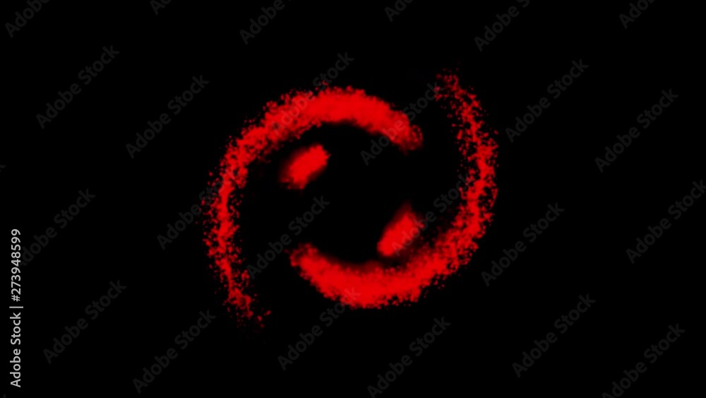 galaxy red, spinning clockwise, bright round particles galaxy red, spinning clockwise, bright round particles