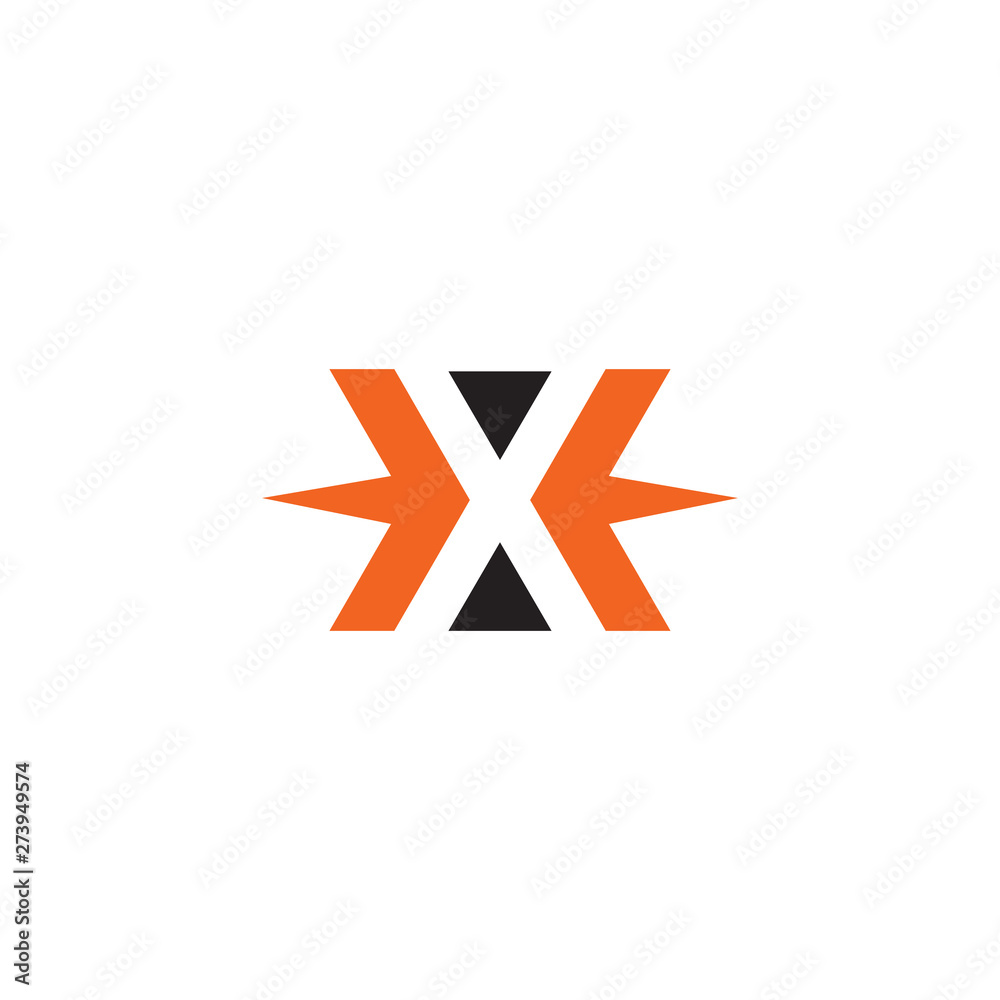 X letter initial logo design vector template X letter initial logo design vector template