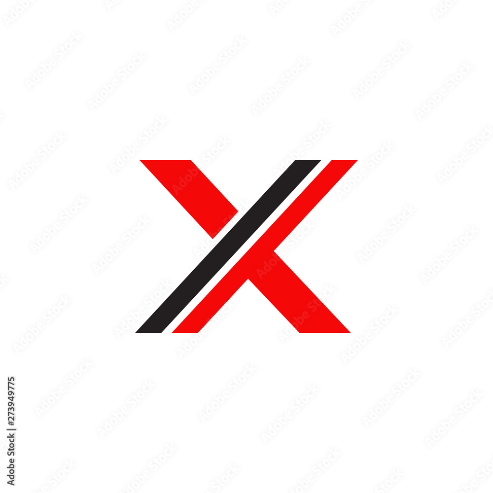 X letter initial logo design vector template X letter initial logo design vector template