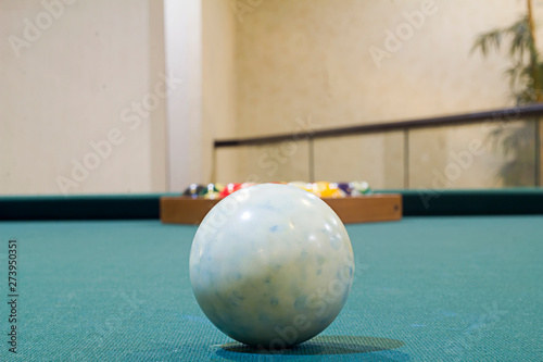 bola blanca de billar