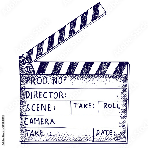 movie clapper board