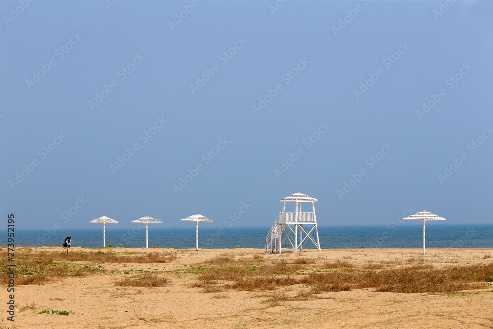 The watchtower is by the sea