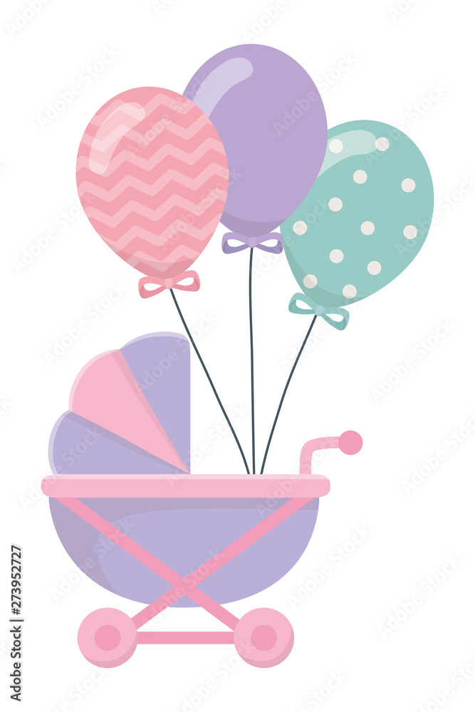 Baby shower symbol design vector illustration